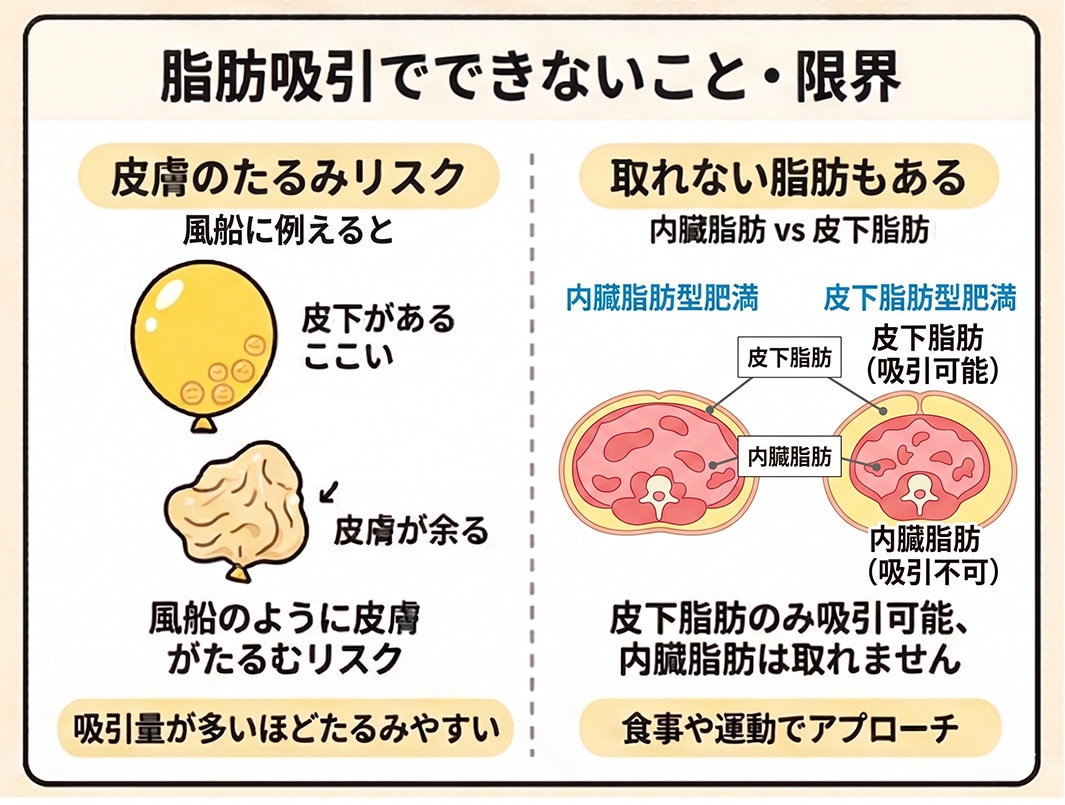 脂肪吸引の限界