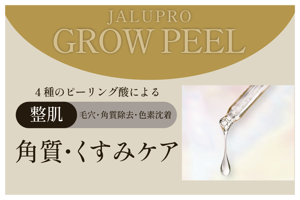 2.【整肌】4種のピーリング酸による角質・くすみケア