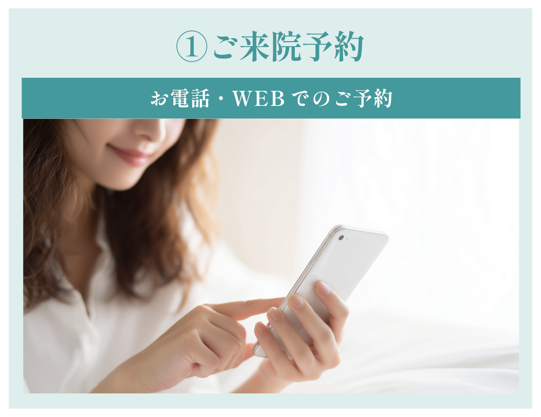 【STEP.1】来院予約