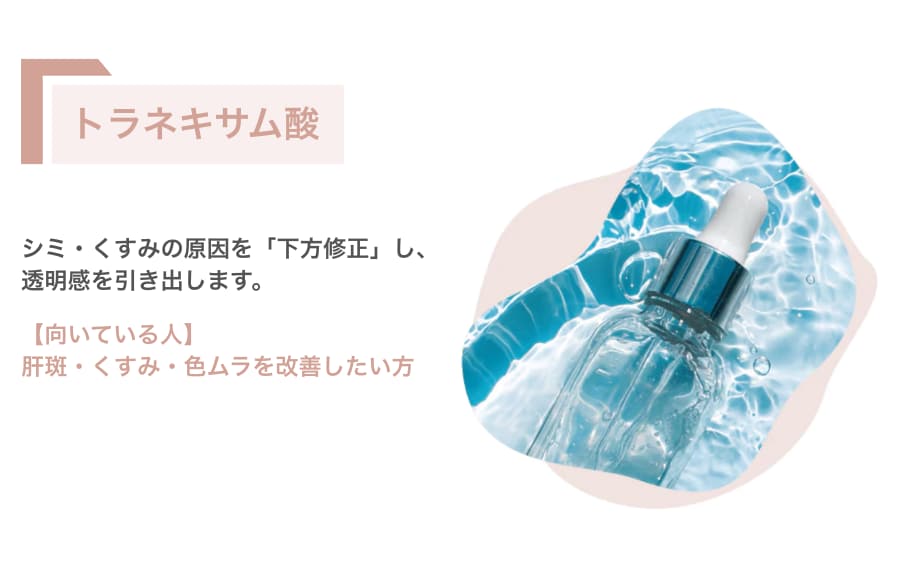 トラネキサム酸（くすみの材料）
