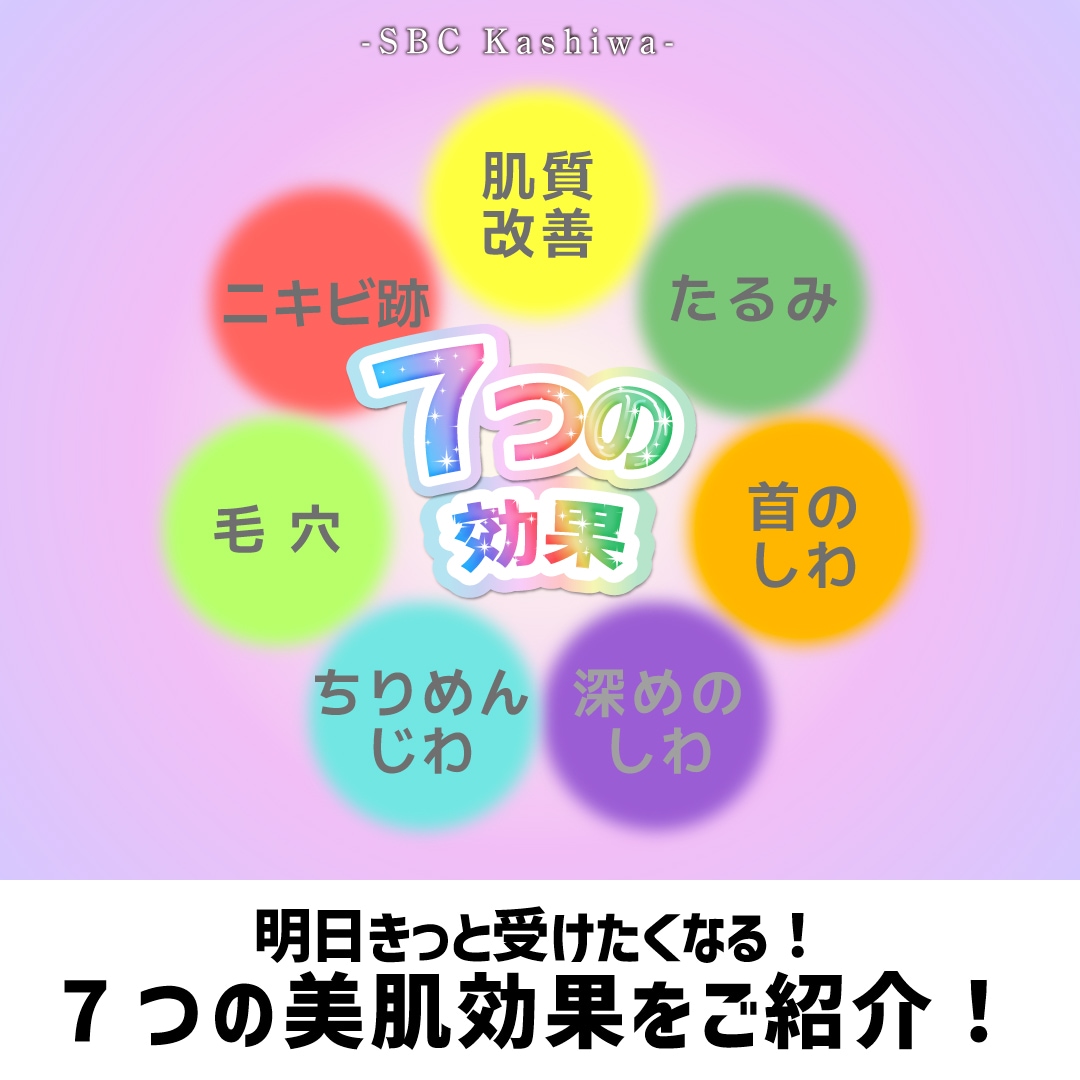 モフィウス8で得られる7つの美肌効果!しわ・たるみ・ニキビ跡に!【効果のすべて】【柏院】