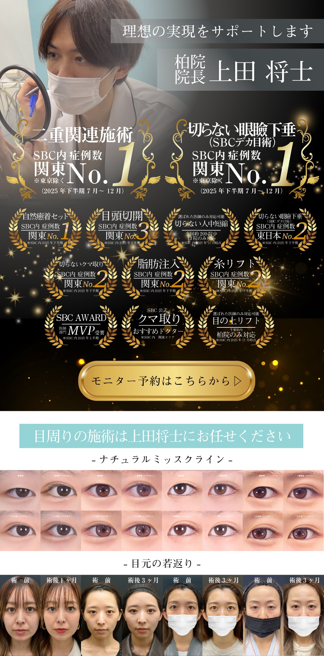 上田医師にご相談下さい！