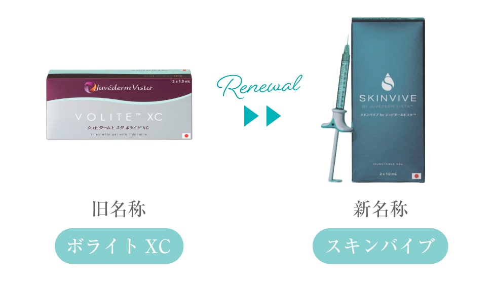 名称変更の背景と「スキンバイブ」に込められた意味