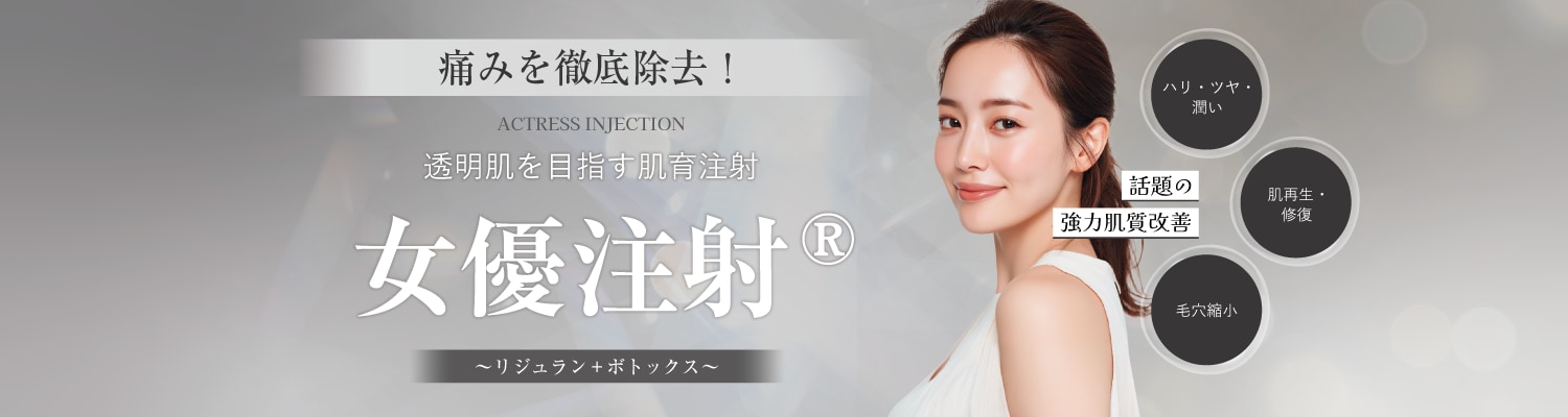 リジュラン・女優注射で細胞レベルからのアプローチ