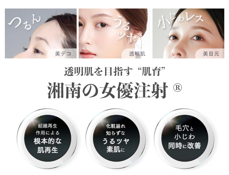 注目の有効成分と厚労省認可のボトックスをオリジナル配合！