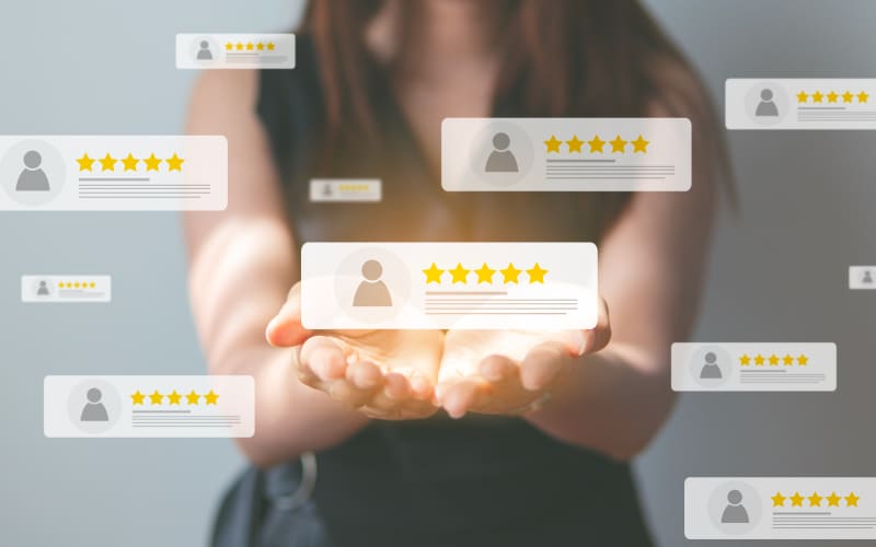 ②満足度評価の高さ | お客様からの口コミ評価★5.0連発！全国からの指名も多数