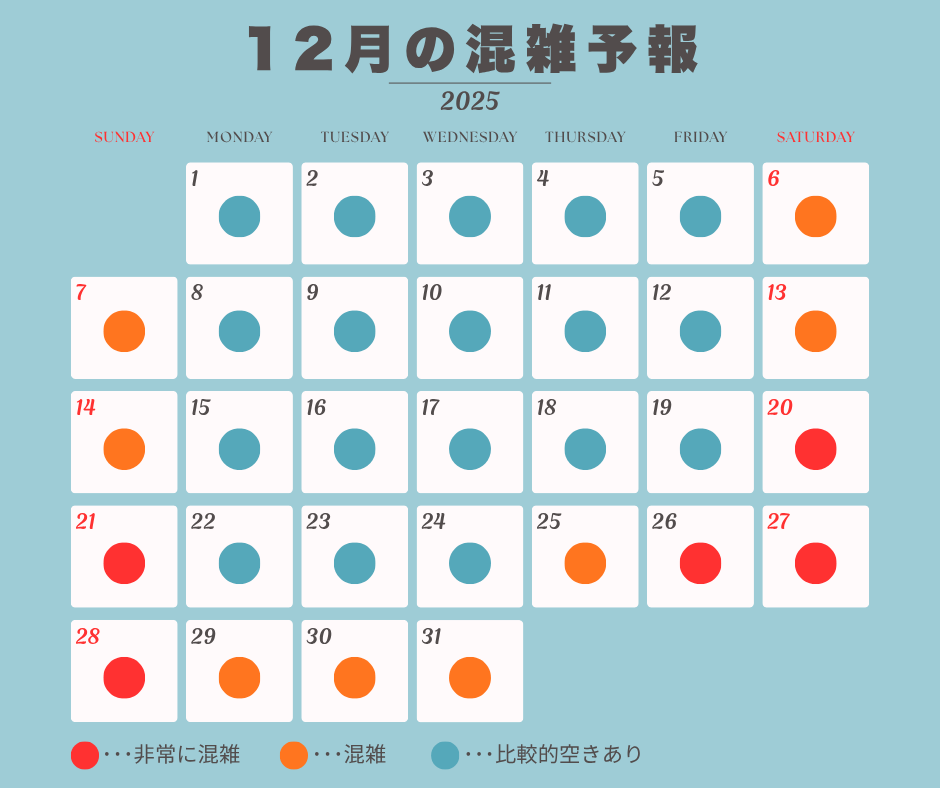 出勤状況と混雑予報