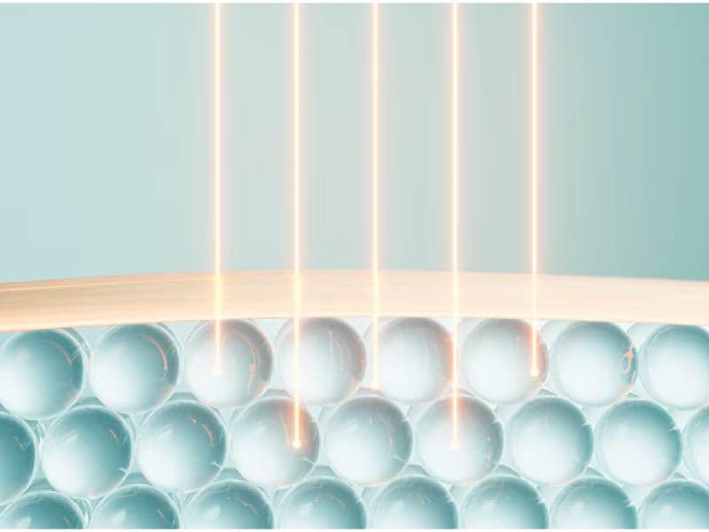 真皮層の深部まで届く「695nm波長」の魔法