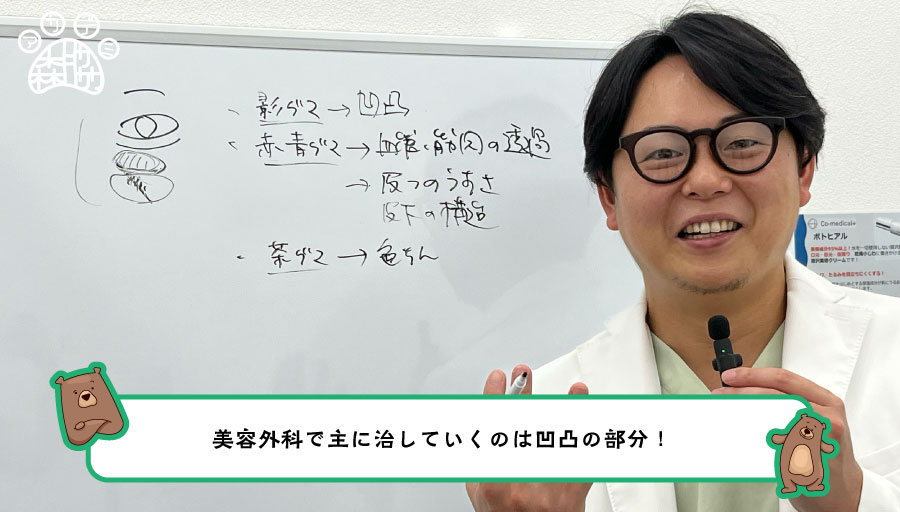 クマ取りの施術の種類をご紹介！