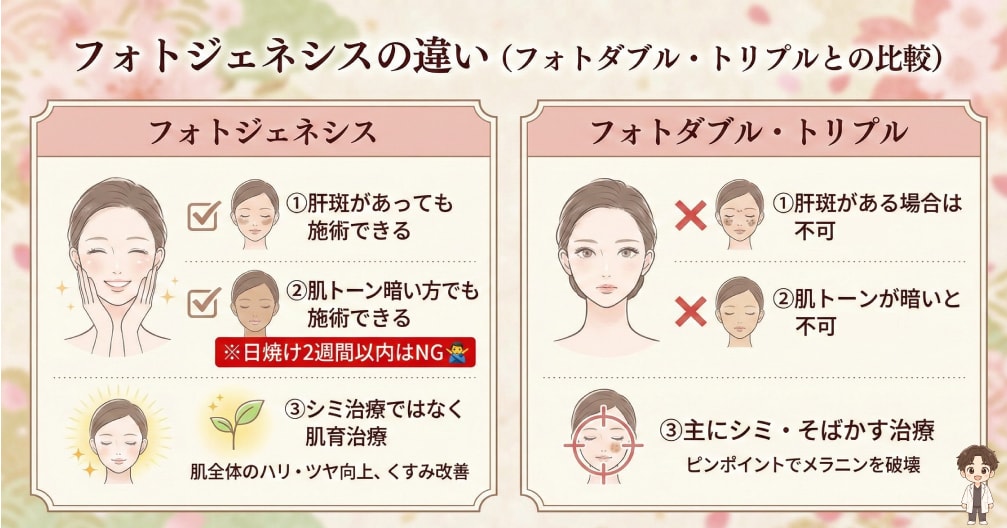 フォトダブル・トリプルとの違い