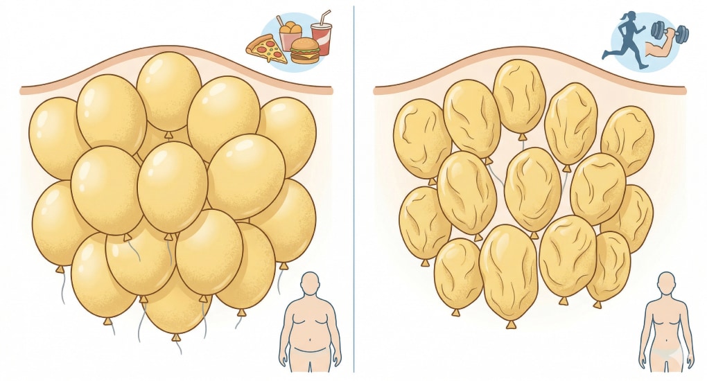 太る・痩せるの正体は「風船」の膨らみ