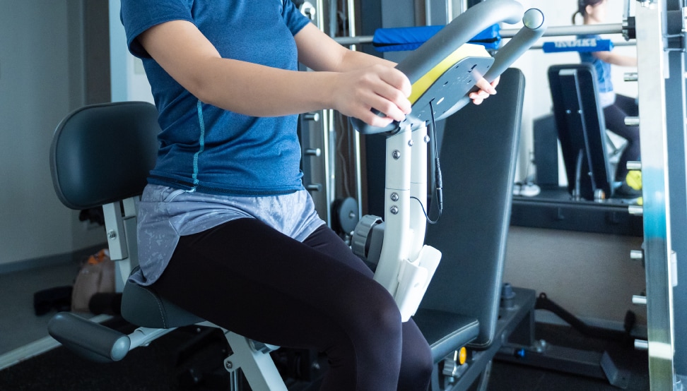 筋トレのしすぎで逆に太く見えることも