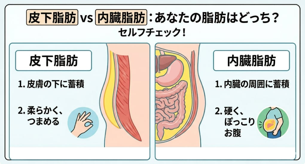 2. あなたのお腹は「皮下脂肪」？それとも「内臓脂肪」？