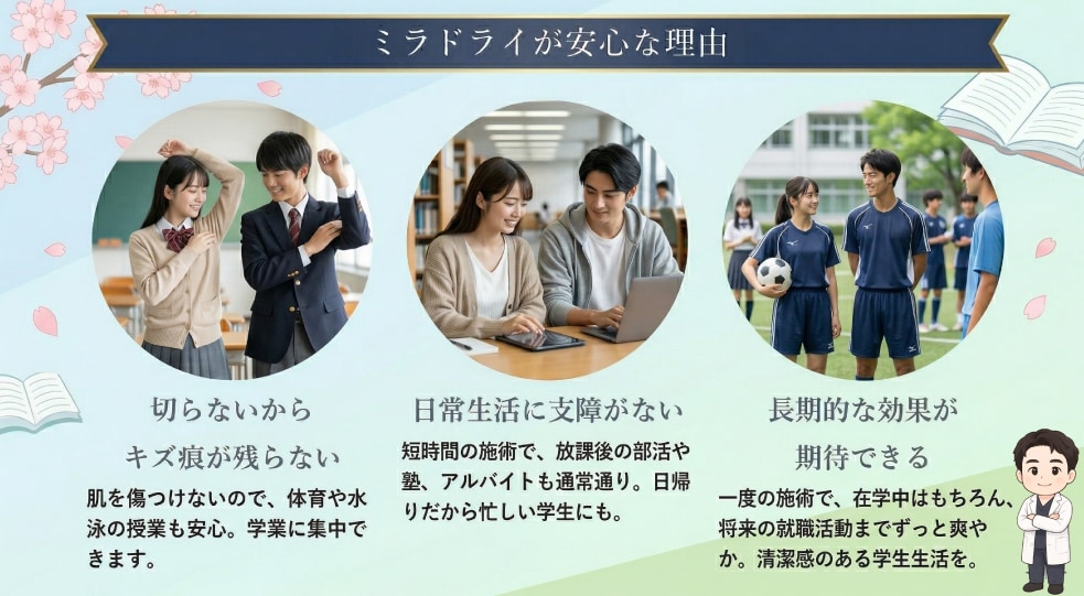 一生残る傷跡を作らない