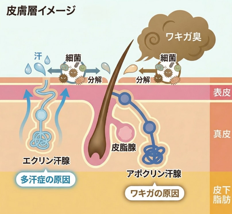 切らずに汗腺を破壊する最新テクノロジー
