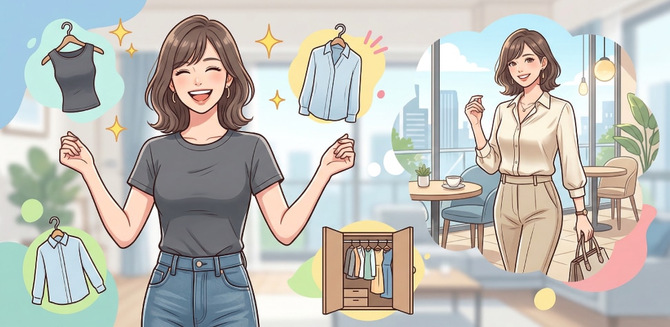 汗ジミを気にせず好きな服を着られる