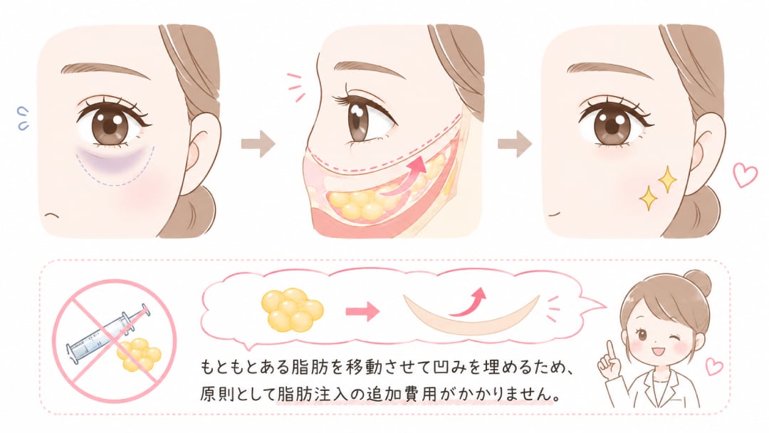 ③「脂肪注入」が不要な目元か正しく見極める 🙅‍♀️