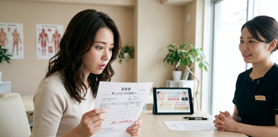 ①基本料金に「麻酔代」が含まれているか確認 💉