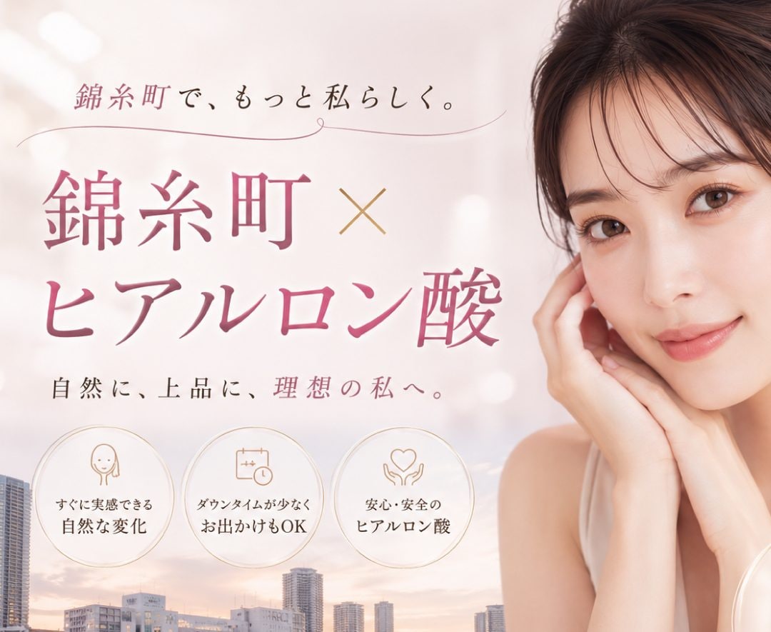 切らずにシワ・たるみを改善！ヒアルロン酸とボトックス