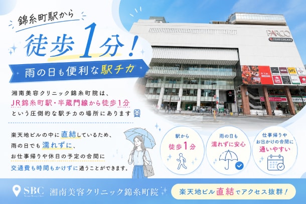 錦糸町駅から徒歩1分！お買い物ついでに便利な駅チカ