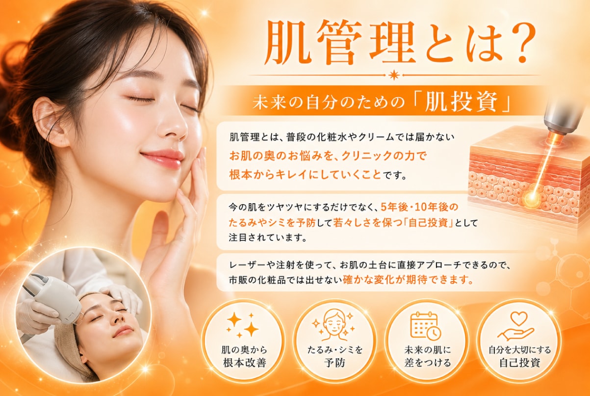 未来の自分のための「肌投資」