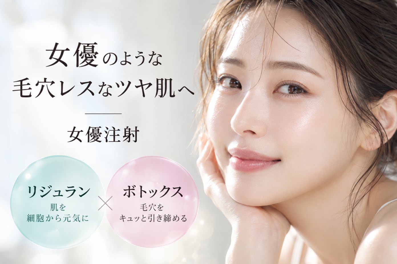 2つの有効成分を贅沢にブレンドしたオリジナル美肌注射✨