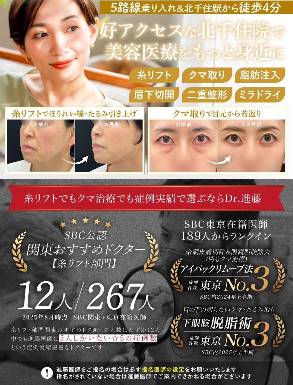 進藤院長の募集中モニター
