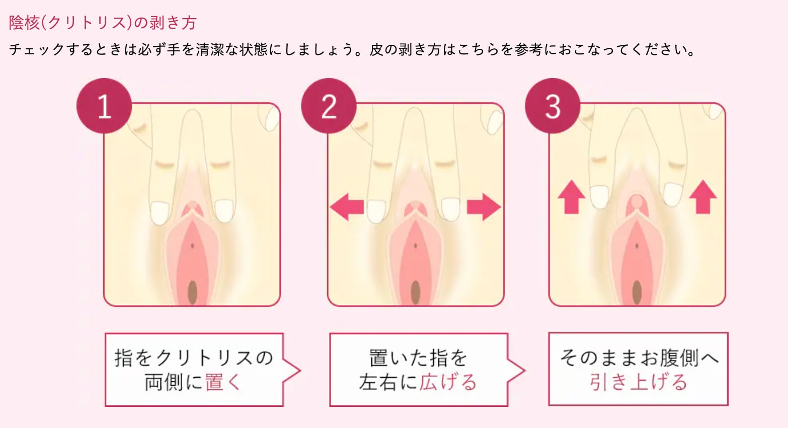 手を清潔にして行ってください🧼🖐️