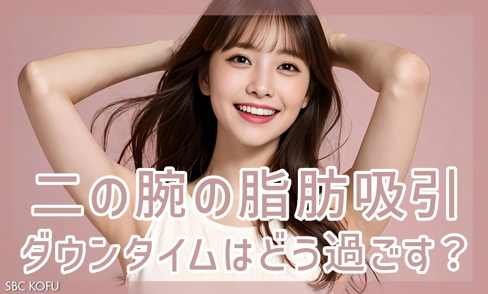 甲府院|二の腕の脂肪吸引の過ごし方とダウンタイムを紹介!