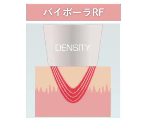 ②ハリ・ツヤ感を引き出す「バイポーラ」<br />
