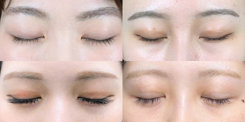 ③目を閉じても自然でバレにくい