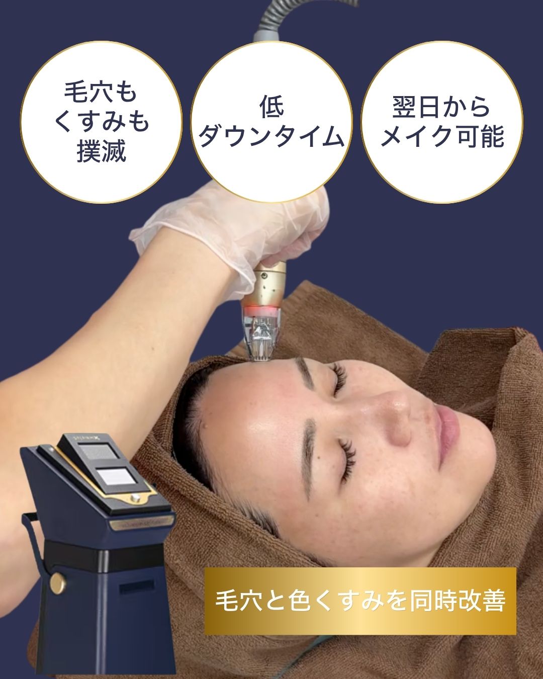 毛穴・肌色ムラ改善の最終兵器