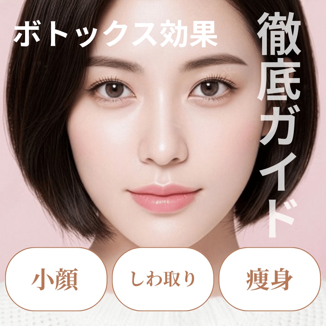 【効果別】なりたい私を叶える「ボトックス人気部位」徹底ガイド