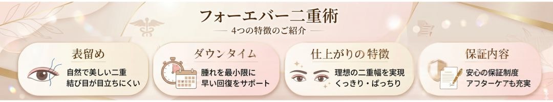 【郡山｜埋没①】フォーエバー二重術