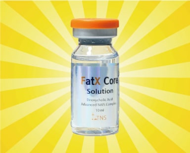 従来の製剤（FatX）よりも腫れや痛みが少ない！
