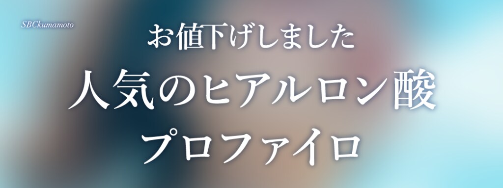 [お値下げしました]人気のヒアルロン酸"プロファイロ"