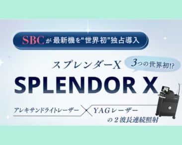 最新機種SPLENDOR Xを使用