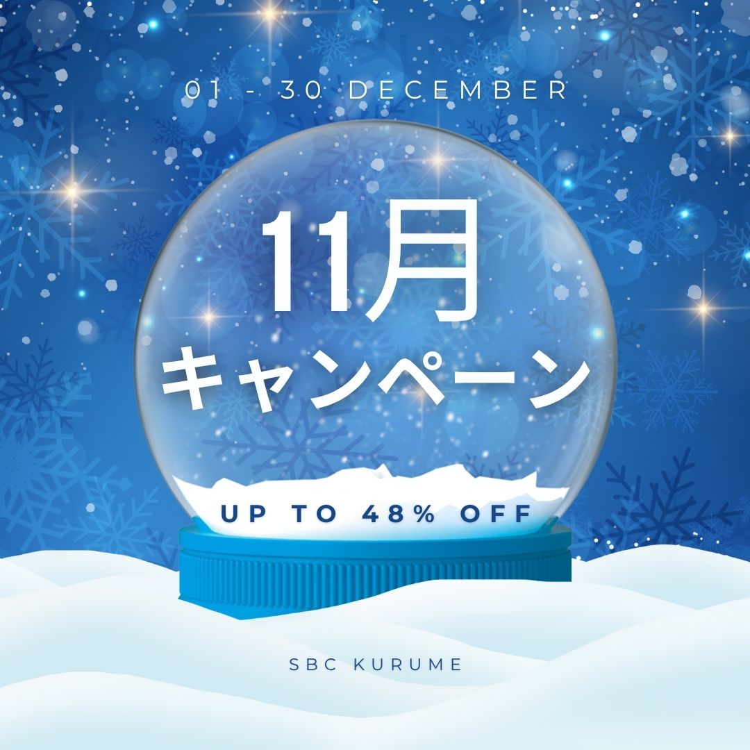 📢【冬の大特価!】11月キャンペーンまとめ✨