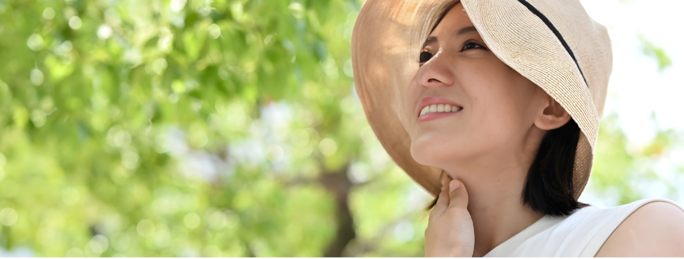 理由②：日焼け前の施術で肌トラブルを回避できる