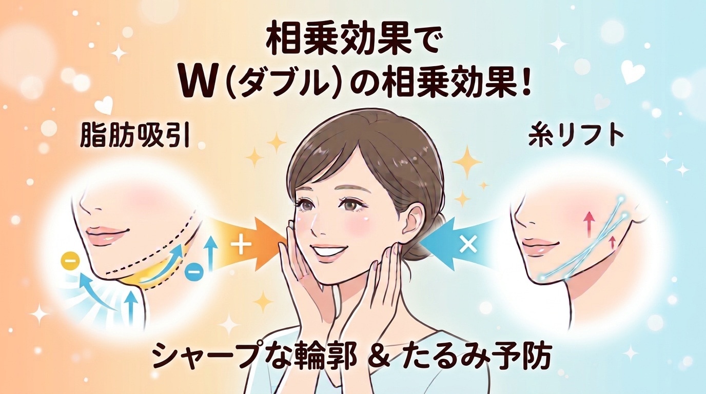 劇的変化とたるみ予防を同時に叶える3つのメリット