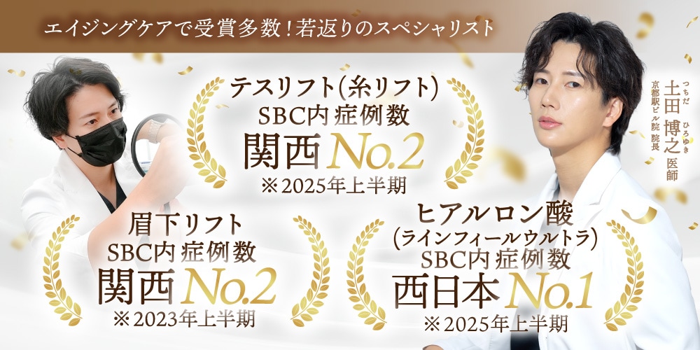 骨格に合わせて再構築【土田式・ハリウッド糸リフト】
