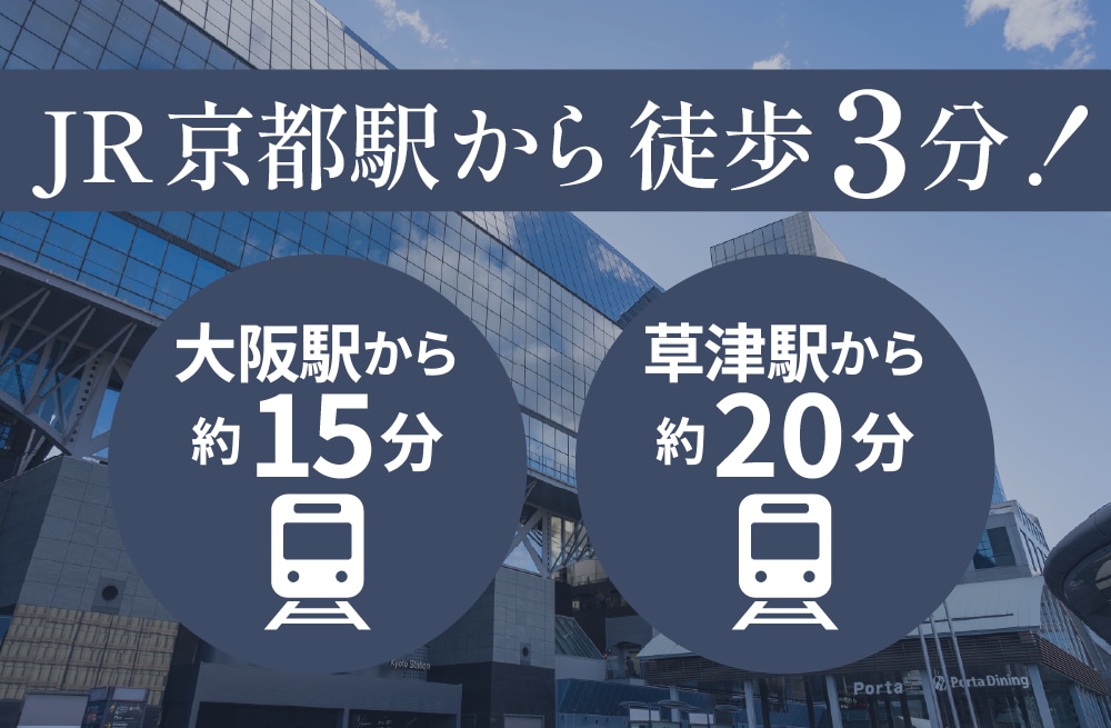京都駅ビル院の通いやすさはピカイチ