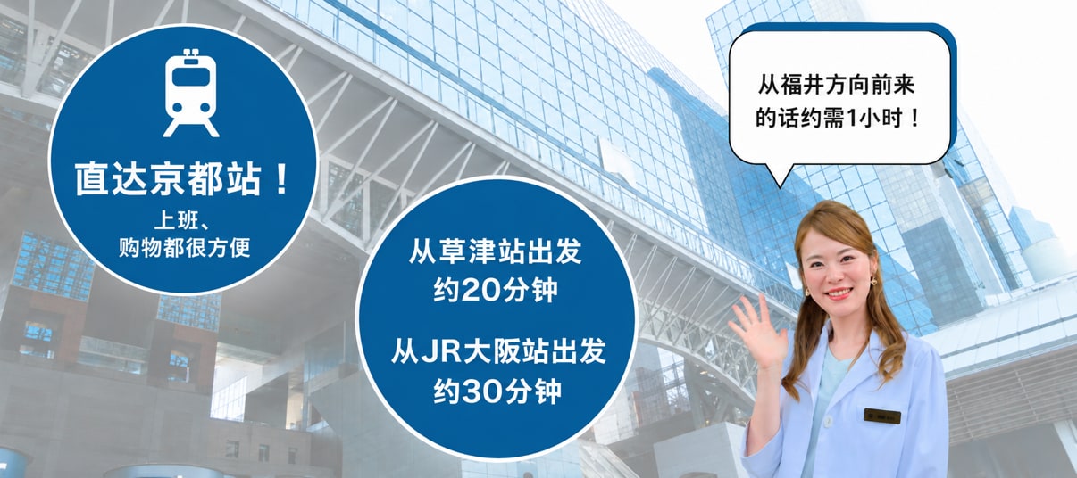 坚持治疗，从方便前往开始