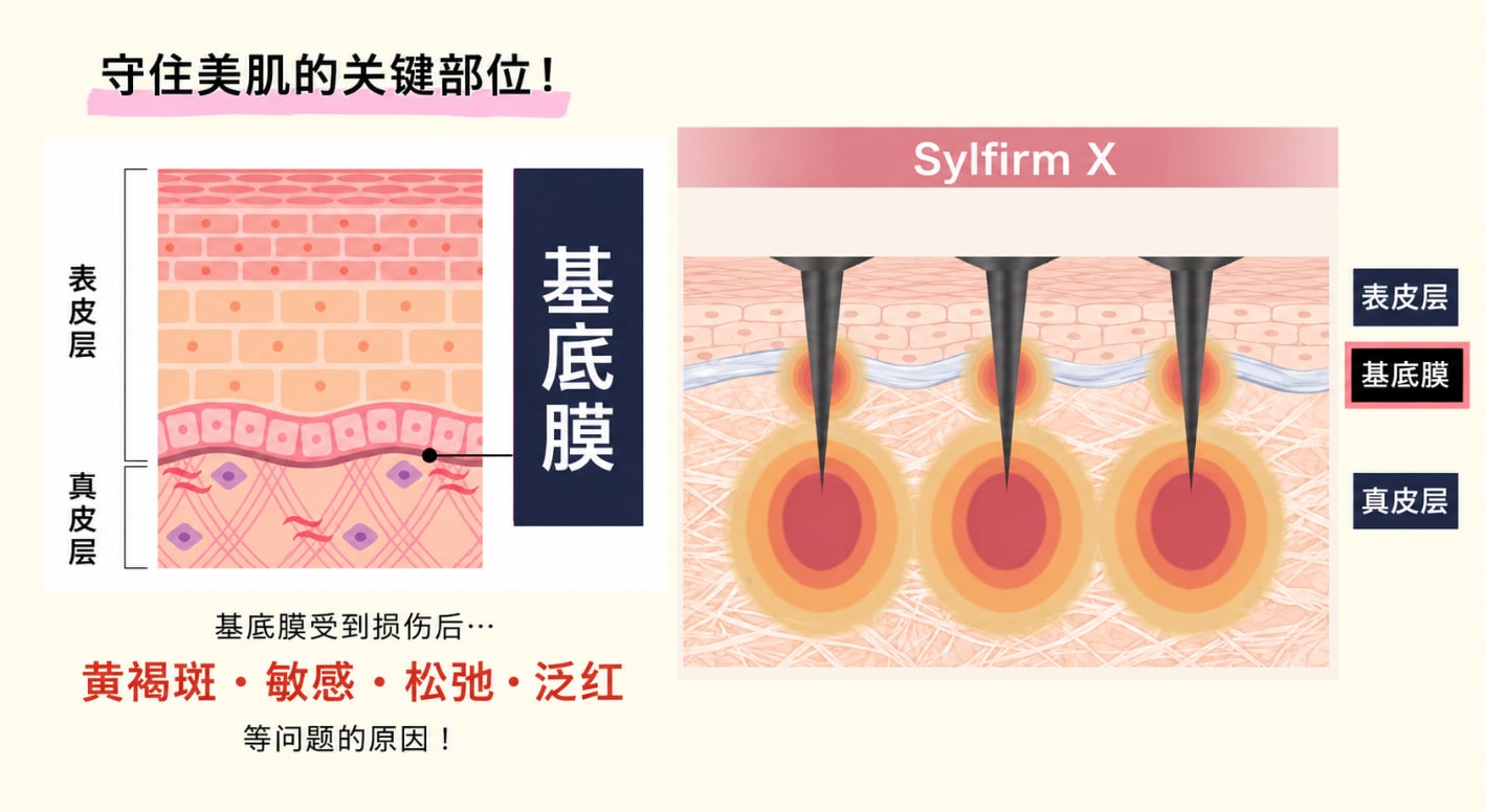 能够改善多种肌肤问题，是因为它可以作用于「基底膜」！