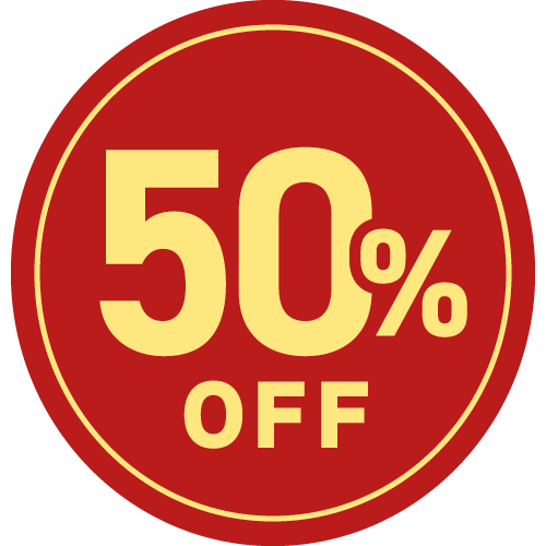 50%OFF