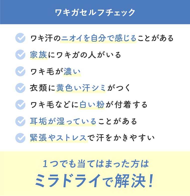 あなたは大丈夫？ワキガセルフ診断