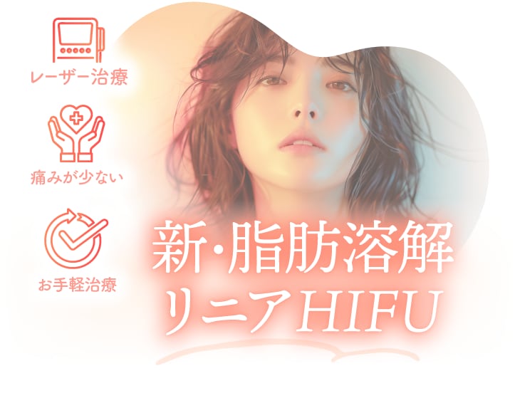 輪郭スッキリQ+（脂肪溶解リニアHIFU）