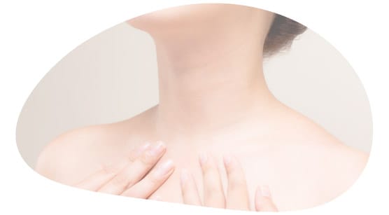 年齢が隠せない「首元のしわ」にもアプローチ！