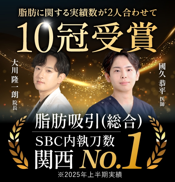 関西No.1の実績を誇るプロフェッショナル医師陣