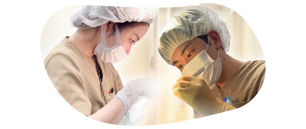 理由②：【専門医在籍】<br />
皮膚科出身の女性医師や「ボトックス先生」が担当